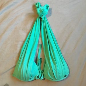 Turquoise Bikini Top
